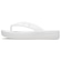 Chinelo Crocs Classic Plataform Flip - Feminino BRANCO