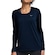 Camiseta Mizuno Manga Longa Nirvana - Feminina AZUL ESCURO