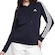 Jaqueta com Capuz adidas 3S Ft Fz R Hd - Feminina AZUL ESC/BRANCO