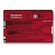 Cartão Victorinox SwissCard Classic Translúcido Vermelho Nao Se Aplica