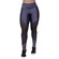 Calça Legging Orbis Fitness Cirrê 3D Recortes Tela Cós Alto - Feminina CINZA