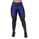 Calça Legging Orbis Fitness Cirrê 3D Recortes Tela Cós Alto - Feminina AZUL ESC/AZUL