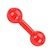 Halter Ibj Plastificado - 1Kg VERMELHO