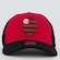 BONÉ ABA CURVA FUTFANATICS FLAMENGO ESCUDO - SNAPBACK - ADULTO PRETO
