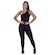 Macacão com Bojo Orbis Fitness Cirre 3D Recortes - Feminino PRETO