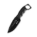 Faca Invictus Instinct Lâmina Full Tang 94mm Drop Point PRETO