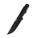 Faca Invictus Hunter Lâmina Full Tang 123mm Straight Back PRETO