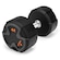 Halter Dumbbell Vollo Academia Musculação - 44kg PRETO