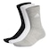 Kit de Meias Cano Alto adidas Amortecidas com 3 Pares - Adulto CINZA