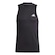 Camiseta adidas sem Mangas Treino Logo - Masculina PRETO