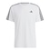 Camiseta adidas Essesntials 3 Listras - Masculina BRANCO/PRETO