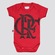 Body do Flamengo Futfanatics - Infantil VERMELHO