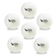 Kit Bolinhas de Ping Pong Tênis de Mesa Pista e Campo 2 Estrelas - 6 Unidades BRANCO