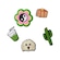 Kit de Acessórios para Sandália Crocs Jibbitz Chill Girl - 5 Unds BRANCO