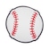 Acessório para Sandália Crocs Jibbitz Baseball BRANCO