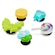 Kit Jibbitz Crocs Ugh Acrílico - 5 unidades BRANCO