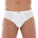 Cueca Slip Mash Lisa Algodão - Adulto BRANCO