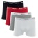Kit Cueca Boxer Mash Algodão Elástico - 4 Unidades - Masculina VERMELHO