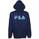Blusão de Moletom com Capuz Fila Comfort Letter Winter - Masculino AZUL ESC/AZUL CLA