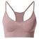 Top Fitness She Sem Costura Microfibra - Feminino ROSA/PRETO
