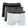 Kit de Cuecas Boxer Mash Algodão Elástico - 3 Unidades - Masculina CINZA/CINZA ESC