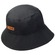 Chapéu Bucket Grizzly Bucket Tie Dye Stamp Hat Dupla Face - Unissex PRETO