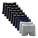 Kit Cueca Boxer Mash 10 Peças Masculina Algodão Elástico PRETO