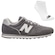 Tênis New Balance 373V2 + Par de Meia - Masculino CINZA CLARO