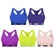 Kit Top Fitness Puma Nadador Sem Costura - Feminino - 5 Unidades AZUL ESC/AZUL