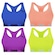 Kit Top Fitness Puma Nadador sem Costura - Feminino - 4 unidades AZUL/VERDE