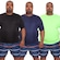 Kit de Camisas Térmica Dellas Fit Dry Fit Plus Size com Proteção Solar Uv - 3 Unidades - Masculina PRETO/AZUL