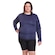 Camisa Térmica Dellas Fit Dry Fit Plus Size Manga Longa com Proteção Solar Uv - Feminina AZUL