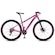 Bicicleta KRW R1 Alumínio - Aro 29 - Freio a Disco Mecânico - Câmbio Sunrun Yamada - 24 Velocidades - Unissex ROSA/PRETO
