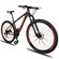Bicicleta Aro 29 KSW XLT 32r MTB Aluminio - Freio a Disco - Câmbios Shimano - 24V - Adulto PRETO/LARANJA