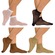 Kit Meias Soquete Selene Fio 15 com 4 Pares - Feminina PRETO/BRANCO