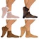 Kit Meias Soquete Selene Fio 15 com 4 Pares - Feminina BRANCO/PRETO