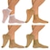 Kit Meias Soquete Selene Fio 15 com 4 Pares - Feminina MARROM/BRANCO