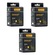 Kit Câmara de Ar 29 x 1.75/2.35 Pirelli MTB Bico Fino 48 mm - 3 unidades PRETO