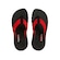 Chinelo do Flamengo Kenner Rakka - Unissex PRETO/VERMELHO