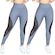 Calça Arrastão Legging Belmento Detalhe Rede Academia Fitness Suplex - Feminina - 2 Unidades CINZA