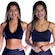 Kit de Top Nadador com Bojo Suplex Alcinha Fitness - 2 unidades - Feminino PRETO