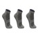Kit Meia Sapatilha Pilates Lupo Antiderrapante - 3 Pares CHUMBO