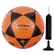 Kit Poker: Bola de Futevôlei Rio + Bomba de Ar LARANJA/PRETO