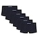 Kit Cuecas Sunga Lupo Micromodal sem Costura - 6 unidades - Adulto PRETO