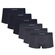 Kit Cuecas Sunga Lupo Micromodal sem Costura - 6 unidades - Adulto PRETO/CINZA