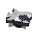 Jibbitz Crocs Tubarão Pequeno BRANCO