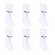 Kit Meiões Puma Liga Core com 6 Pares - Adulto BRANCO