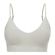 Top Fitness She Triângulo Microfibra sem Costura Canelado - Feminino CINZA CLARO