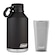 Kit Coleman com Growler e Copo Térmico com Tampa Inox - 600ml PRETO