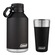 Kit Coleman com Growler e Copo Térmico com Tampa Inox - 600ml PRETO